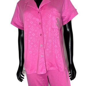 💕 Juicy Couture Pink Monogram Lounge Set – Size L